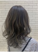 グレージュハイライト