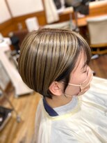 TJ天気予報 5コ 天白店&nbsp;髪質改善水素カラー/イエローベージュ