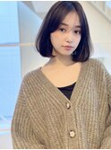☆ヘルシースタイルショコラアッシュ艶髪ふんわりカールボブ