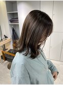 福岡天神/シークレットハイライト/ハイライト/グレージュカラー
