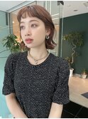 ボブ/結べるボブ/切りっぱなしボブ/ボブパーマ/銀座有楽町丸の内