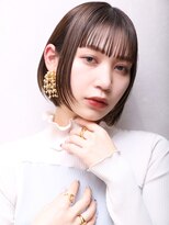 クラッチ 名古屋(CLUTCH)&nbsp;大人可愛い小顔カット美髪ツヤ髪大人ガーリーショートボブA3