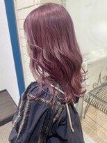 アトリエココ(Atelier coco.) 透明感ラベンダーピンク　札幌美容室Atelier coco.