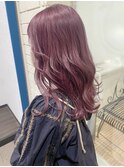 透明感ラベンダーピンク 札幌美容室Atelier coco.