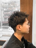 アイリーヘアデザイン(IRIE HAIR DESIGN)&nbsp;【IRIE HAIR赤坂】メンズマッシュ×ツーブロック×アップバング