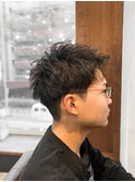 【IRIE HAIR赤坂】メンズマッシュ×ツーブロック×アップバング