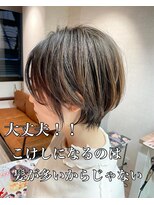 コワファーストナガサキシャンプーボーイ(COIFF1RST NAGASAKI SHAMPOO BOY)&nbsp;大人可愛い20代30代40代黒髪前下がりショートボブ丸みショート◎
