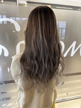 ヘアースペースブルーム ヒーロー 園田店(HAIR SPACE BLOOM hero) 【園田/バレイヤージュカラー】ブリーチカラー