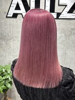 オルズ 渋谷(ALLZ)&nbsp;色落ちまで可愛いピンクダブルカラーハイトーンケアブリーチ