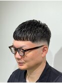スキンフェードクロップスタイル