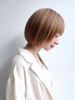 トルネード(TORNADO) 大人ショートボブ前髪あり切りっぱなしボブ丸顔絶壁K20240726