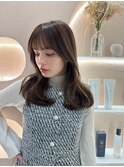 髪質改善*顔回り似合わせカットセミロング*美髪【Zina豊洲】