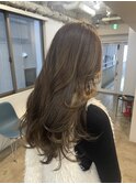 外ハネボブ/セクションカラー/グラデーションカラー/新宿