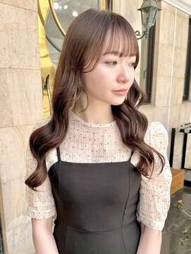 ラグーン 原宿 表参道(LAGOON) 大人可愛い似合わせカットロングメルティショコラ20代30代40代