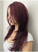艶感レイヤー×大人ワインカラー