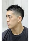 爽やかソフトモヒカンビジネスショートスタイル