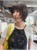 ショートウルフ【福岡/ショート・ボブ×パーマ】