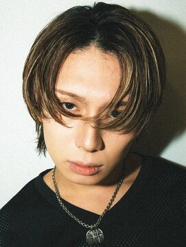 アンサー 渋谷(ANSWER) メンズバレイヤージュハイライトセンターパート