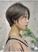 ボブウルフハッシュカットショートウルフボブ小顔カット