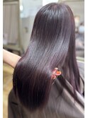髪質改善ストレートとカラー