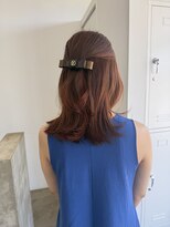 ノートエートル 西金沢(Nought etre)&nbsp;wカラー/オレンジブラウン/透明感カラー/ツヤ髪スタイル