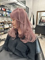 ソー(so.)&nbsp;ニュアンスカラー/レイヤーカット/横浜/ピンクカラー