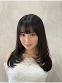 ワンカールで可愛いミディアムレイヤー!