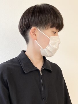 モリオフロムロンドン 松戸店(Morio from London) 【メンズ 松戸 岩口】黒髪軽めツーブロックマッシュショート