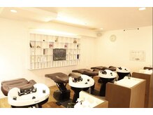 ヘアー ミュゼ 柱店(HAIR Musee)の雰囲気(フルフラットのシャンプー台でリラックス時間を)