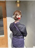 お祭りヘアアレンジ