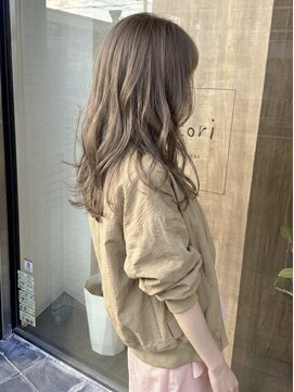 ニコリヘアワークス(nicori hair works) ロング×シックグレージュ×ゆるウェーブ2