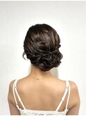 結婚式参列に♪/お呼ばれヘア/おとなっぽヘア/ゆるふあ/おだんご