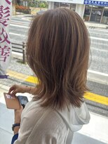 ミライバイスタイルジャパン 南風原店(mirai by sty japan)&nbsp;髪質改善　12トーン　ミルクティー　くびれレイヤー