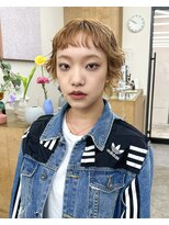 オトソーデン(Oto-soden)&nbsp;オン眉ベリーショート×ニュアンスパーマ
