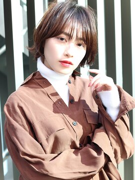 エレノア 梅田店(Eleanor) 20代30代◎小顔 無造作カール ボブディ 丸みショート 梅田