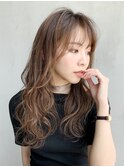 ウェーブロング_クールショートピンクベージュボブルフ_77674