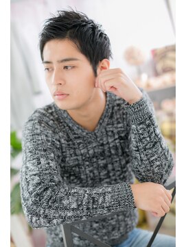 ヘアアンドビューティー ミック(Hair & Beauty miq) 爽やかアップバングショート◎黒髪マッシュa