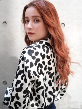 セシルヘアー 沖縄小録2号店(Cecil hair) #デジタルパーマ　#くびれヘア　#ピンクオレンジ