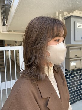 ロイジー(roijir) 表参道roijir インナーカラー×オリーブベージュ