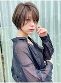 絶壁解消/ひし形/前下がり/大人ショートボブ/30代/40代★猪狩★