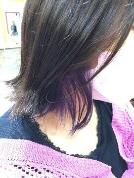 ネオリーブカップ 町田店(Neolive capu) インナーカラー　バイオレット　Neolive capu町田店