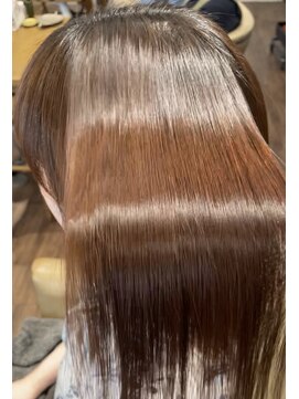 メゾン ノエラ(Maison Noella) 暗髪/ボブ/くびれレイヤー/グレージュ/髪質改善/縮毛矯正/南草津