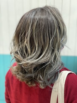 スナリー(Snaly) 白髪ぼかし/脱白髪染め/ダブルカラー/ミルクティー/ベージュ