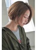 ショートボブ/グレージュカラー/20代30代40代/大人かわいい/練馬