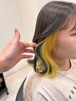 エリス ウメダ(Eliss umeda)&nbsp;インナーカラー×イエロー