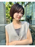 大人ショート　ショートヘア　丸みショート　30代40代50代