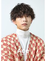 エース 岡崎店(Ace)&nbsp;波巻きスパイラルパーマメンズマッシュツイストスパイラルパーマ