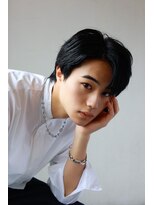 ソイクフ(SOY KUFU)&nbsp;MEN’S HAIR マッシュパーマアッシュブラックカルマパーマ