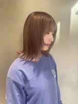 ニュートン(NEWTON) 【NEWTON×川島】ケアブリーチでピンクベージュ