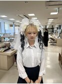 体育祭ヘア